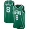 Green Howie Shannon Twill Basketball Jersey -Celtics #8 Shannon Twill Jerseys, FREE SHIPPING