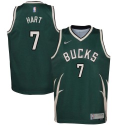 Green_Earned Jason Hart Bucks #7 Twill Basketball Jersey FREE SHIPPING