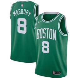 Green Stephon Marbury Twill Basketball Jersey -Celtics #8 Marbury Twill Jerseys, FREE SHIPPING