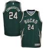 Green_Earned Pat Connaughton Bucks #24 Twill Basketball Jersey FREE SHIPPING