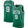 Green Doug Overton Twill Basketball Jersey -Celtics #9 Overton Twill Jerseys, FREE SHIPPING