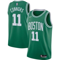 Green Chuck Connors Twill Basketball Jersey -Celtics #11 Connors Twill Jerseys, FREE SHIPPING