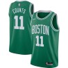 Green Mel Counts Twill Basketball Jersey -Celtics #11 Counts Twill Jerseys, FREE SHIPPING