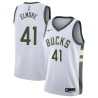 White Len Elmore Bucks #41 Twill Basketball Jersey FREE SHIPPING