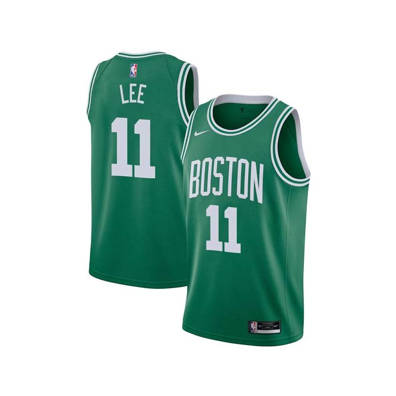 Green Courtney Lee Twill Basketball Jersey -Celtics #11 Lee Twill Jerseys, FREE SHIPPING