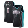 Black_Throwback Drew Gooden Grizzlies #0 Twill Basketball Jersey FREE SHIPPING