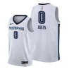 White JaMychal Green Grizzlies #0 Twill Basketball Jersey FREE SHIPPING