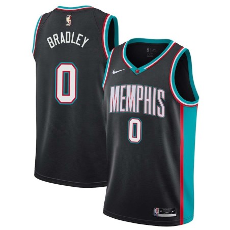 Black_Throwback Avery Bradley Grizzlies #0 Twill Basketball Jersey FREE SHIPPING