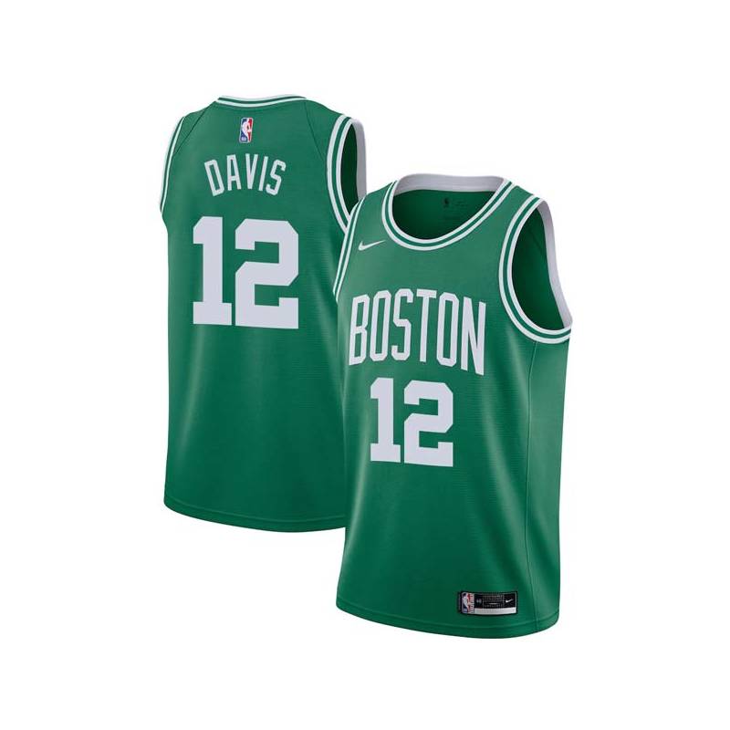 Green Ricky Davis Twill Basketball Jersey -Celtics #12 Davis Twill Jerseys, FREE SHIPPING