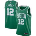 Marcus Landry Twill Basketball Jersey -Celtics #12 Landry Twill Jerseys, FREE SHIPPING