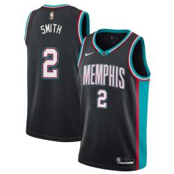 Black_Throwback Russ Smith Grizzlies #2 Twill Basketball Jersey FREE SHIPPING