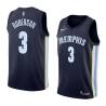 Navy Anthony Roberson Grizzlies #3 Twill Basketball Jersey FREE SHIPPING