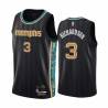 Black_City Jeremy Richardson Grizzlies #3 Twill Basketball Jersey FREE SHIPPING