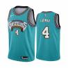 Green_Throwback Jordan Farmar Grizzlies #4 Twill Basketball Jersey FREE SHIPPING