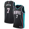 Black_Throwback Justise Winslow Grizzlies #7 Twill Basketball Jersey FREE SHIPPING