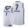 White Justise Winslow Grizzlies #7 Twill Basketball Jersey FREE SHIPPING