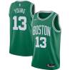 Green James Young Twill Basketball Jersey -Celtics #13 Young Twill Jerseys, FREE SHIPPING