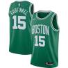 Green Jack Garfinkel Twill Basketball Jersey -Celtics #15 Garfinkel Twill Jerseys, FREE SHIPPING