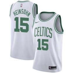 Tom Heinsohn Twill Basketball Jersey -Celtics #15 Heinsohn Twill Jerseys, FREE SHIPPING