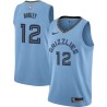 Beale_Street_Blue2 Bobby Hurley Grizzlies #12 Twill Basketball Jersey FREE SHIPPING