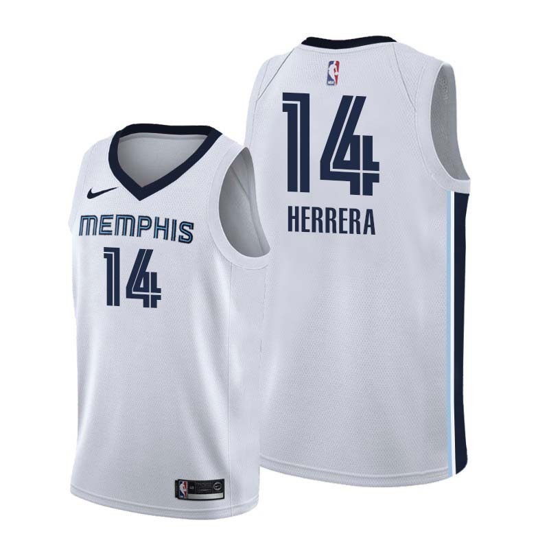 Beale_Street_Blue2 Carl Herrera Grizzlies #14 Twill Basketball Jersey FREE SHIPPING