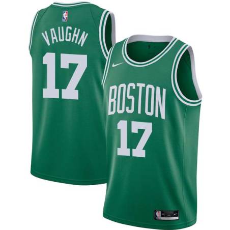 Green Virgil Vaughn Twill Basketball Jersey -Celtics #17 Vaughn Twill Jerseys, FREE SHIPPING