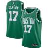 Green Jack Hewson Twill Basketball Jersey -Celtics #17 Hewson Twill Jerseys, FREE SHIPPING