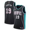 Black_Throwback PJ Hairston Grizzlies #19 Twill Basketball Jersey FREE SHIPPING