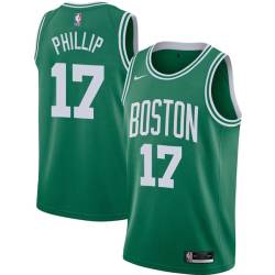 Green Andy Phillip Twill Basketball Jersey -Celtics #17 Phillip Twill Jerseys, FREE SHIPPING