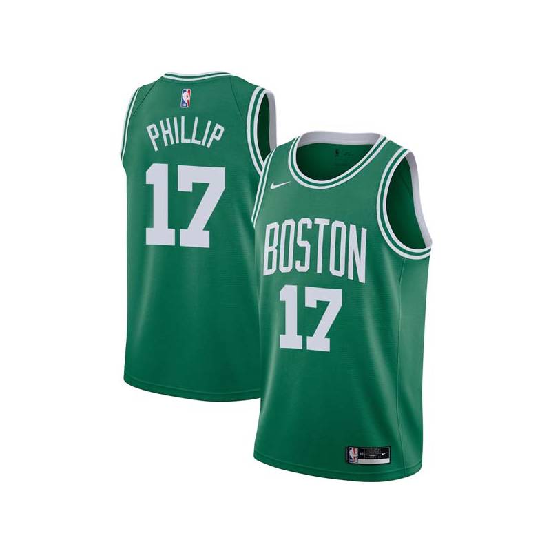 Green Andy Phillip Twill Basketball Jersey -Celtics #17 Phillip Twill Jerseys, FREE SHIPPING