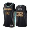 Black_City Vince Hunter Grizzlies #32 Twill Basketball Jersey FREE SHIPPING