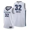 White Vince Hunter Grizzlies #32 Twill Basketball Jersey FREE SHIPPING