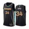 Black_City Anthony Avent Grizzlies #34 Twill Basketball Jersey FREE SHIPPING