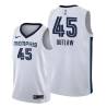 White Bo Outlaw Grizzlies #45 Twill Basketball Jersey FREE SHIPPING