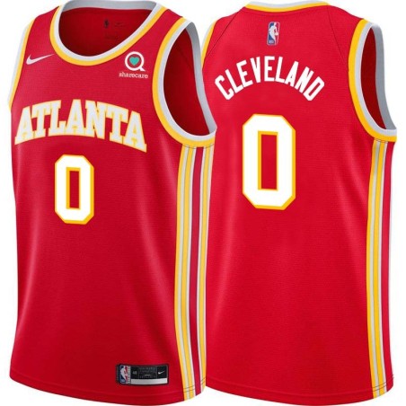 Torch_Red Antonius Cleveland Hawks #0 Twill Basketball Jersey FREE SHIPPING