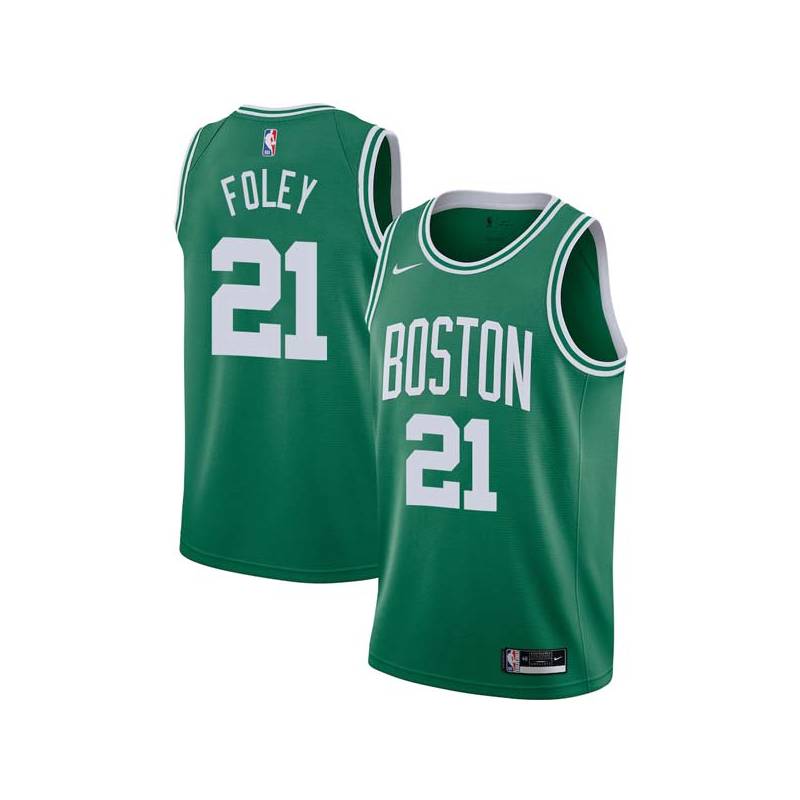 Green Jack Foley Twill Basketball Jersey -Celtics #21 Foley Twill Jerseys, FREE SHIPPING