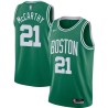 Green Johnny McCarthy Twill Basketball Jersey -Celtics #21 McCarthy Twill Jerseys, FREE SHIPPING