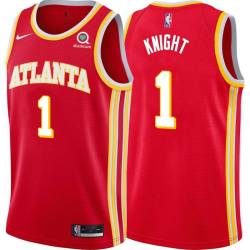 Torch_Red Nathan Knight Hawks #1 Twill Basketball Jersey FREE SHIPPING