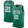 Green Ron Bonham Twill Basketball Jersey -Celtics #21 Bonham Twill Jerseys, FREE SHIPPING