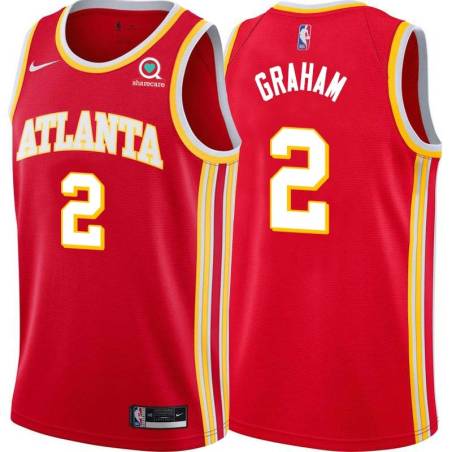 Torch_Red Treveon Graham Hawks #2 Twill Basketball Jersey FREE SHIPPING