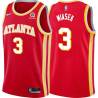Torch_Red Stan Miasek Hawks #3 Twill Basketball Jersey FREE SHIPPING