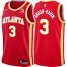 Torch_Red Shareef Abdur-Rahim Hawks #3 Twill Basketball Jersey FREE SHIPPING