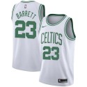 Ernie Barrett Twill Basketball Jersey -Celtics #23 Barrett Twill Jerseys, FREE SHIPPING