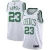 White Frank Ramsey Twill Basketball Jersey -Celtics #23 Ramsey Twill Jerseys, FREE SHIPPING