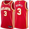 Torch_Red Marco Belinelli Hawks #3 Twill Basketball Jersey FREE SHIPPING