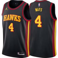 Black Skylar Mays Hawks #4 Twill Basketball Jersey FREE SHIPPING