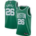 Toby Kimball Twill Basketball Jersey -Celtics #26 Kimball Twill Jerseys, FREE SHIPPING
