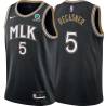 Black_City Eldridge Recasner Hawks #5 Twill Basketball Jersey FREE SHIPPING