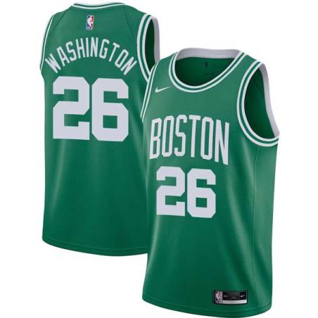 Green Kermit Washington Twill Basketball Jersey -Celtics #26 Washington Twill Jerseys, FREE SHIPPING