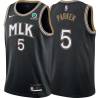 Black_City Jabari Parker Hawks #5 Twill Basketball Jersey FREE SHIPPING